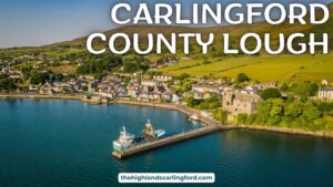 Aerial View Over Cooley Peninsula, Carlingford, Louth, Ireland