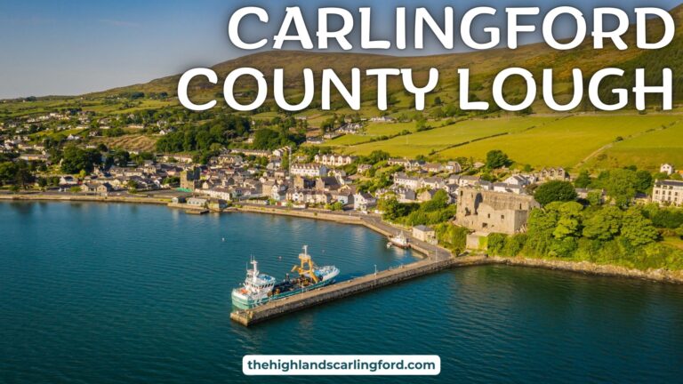 Aerial View Over Cooley Peninsula, Carlingford, Louth, Ireland
